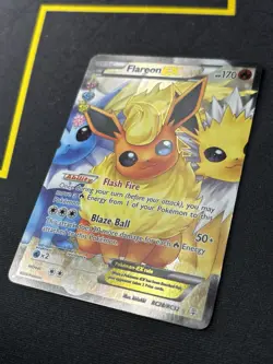 Flareon EX RC28/RC32 - Generations Radiant Full Art Holo Rare Pokemon Card - LP - Image 3