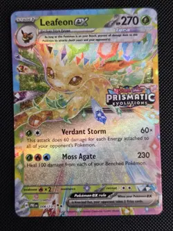 Leafeon ex 006/131 Pokemon TCG S&V Prismatic Evolutions Stamped Promo NM - Image 2