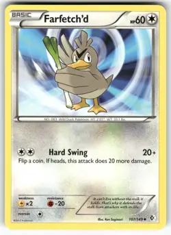 Farfetch'd Boundaries Crossed Uncommon Pokemon Moderately played - Image 1