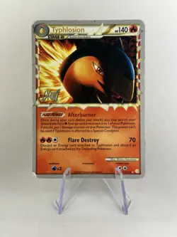 Pokemon TCG Typhlosion Prime Non-Holo 110/123 World Championships 2011 HGSS - Image 1