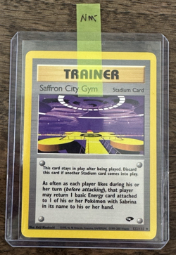 Saffron City Gym 122/132 Gym Challenge Unlimited - NM- Pokemon TCG WOTC 2000 - Image 1