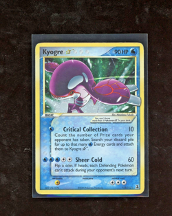 2005 EX Delta Species GOLD STAR Shiny Kyogre Holo Foil 112/113 Pokemon - Image 1
