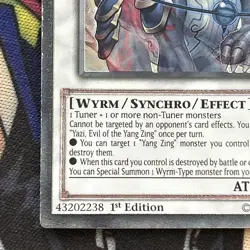 Yazi, Evil Of The Yang Zing NECH-EN051 Ultimate Rare 1st Edition LP Yu-Gi-Oh - Image 5