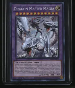 Quarter Century Stampede Dragon Master Magia (Platinum Secret Rare) - Image 1