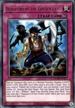 Huaquero Of The Golden Land - Gold Rare MGED-EN127 - NM - YuGiOh - Image 1