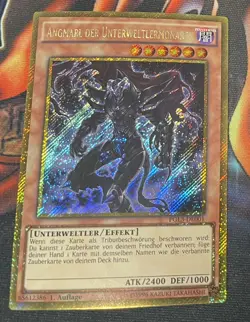 Angmarl the Fiendish Monarch - GERMAN - PGL3-EN001 DE001 - Yugioh Gold Secret R - Image 1
