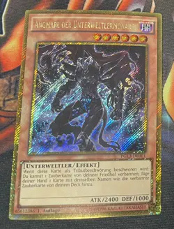 Angmarl the Fiendish Monarch - GERMAN - PGL3-EN001 DE001 - Yugioh Gold Secret R - Image 2