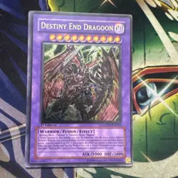 Yugioh! Destiny End Dragoon LODT-EN042 Ultimate Rare 1st Edition VLP - Image 1