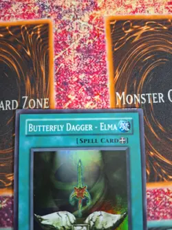 Yu-Gi-Oh! TCG Butterfly Dagger - Elma DCR-032 Super Rare OG Unlimited NM/LP - Image 3