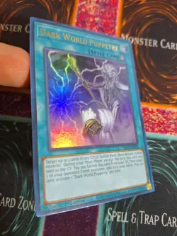 Yu-Gi-Oh! TCG Dark World Puppetry SR13-EN025 Ultra Rare 1st Edition Near Mint - Image 2
