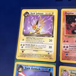 Pokemon Card Lot Base Set Fossil Team Rocket Jolteon golduck Omastar Magmar - Image 2