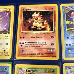 Pokemon Card Lot Base Set Fossil Team Rocket Jolteon golduck Omastar Magmar - Image 4