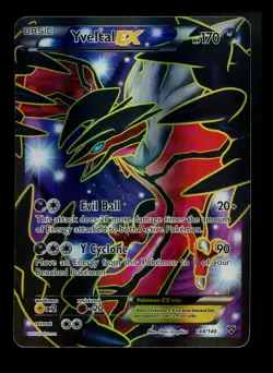 Yveltal EX 144/146 XY Base Set 2014 Full Art Holo Rare Pokemon Card TCG - Image 1