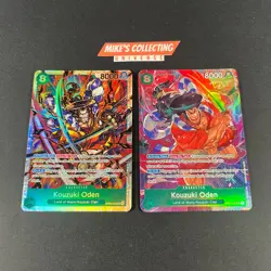 Kouzuki Oden OP02-030 Alt Art SR (BOTH CARDS) One Piece TCG English - Image 2