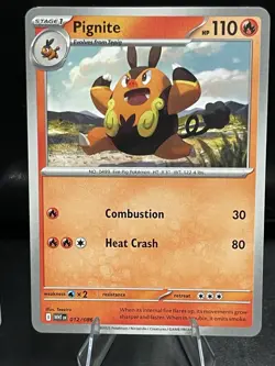 Tepig, Pignite, And Emboar Pokemon Cards White Flare - Image 3