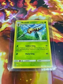Beedrill 3/111 Sm-Crimson Invasion Regular NM-Mint Pokemon Card TCG - Image 5