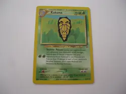 Pokemon TCG Cards 1st Edition Kakuna 41/75 Neo Discovery Uncommon - Image 1