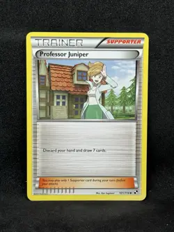 Professor Juniper 101/114 Black & White Regular - Pokemon Card - Image 1