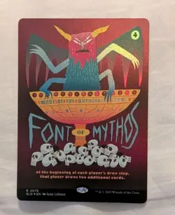 Font of Mythos (Rainbow Foil) Secret Lair Drop Foil - Image 1