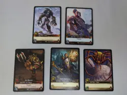 World Of Warcraft Trading Card Game Token Lot Of 5 WOW TCG 2012 Spider Ghoul - Image 1