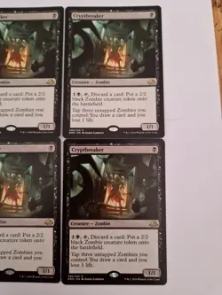 MTG Eldritch Moon Cryptbreaker X4 - MN condition - Zombie - Image 2