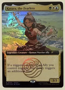 Katara, the Fearless Promo Foil - Avatar The Last Airbender MTG SDCC 2025 - Image 1