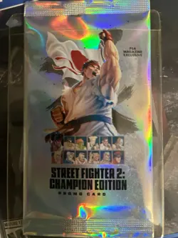 Street Fighter 2: Champion Edition SEALED Promo Card Pack from PSA Magazine - Image 1