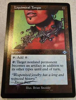 Liquimetal Torque - #428 (Retro Frame) (Foil Etched) Modern Horizons 2 - Mtg - Image 1