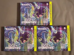3x Magic The Gathering Edge Of Eternities Collector Omega Booster - Image 1
