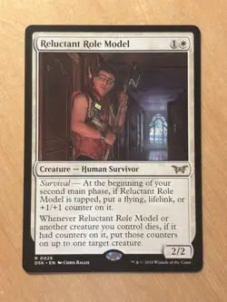 Magic the Gathering MTG Reluctant Role Model Duskmourn House of Horror NM - Image 1