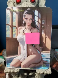 T 50 Nico Robin One Piece Spicy Towel Lonestar Customs Waifu S3 BB Topless Card - Image 2