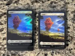 16 Card Full Art Foil AND Non Foil Land Set Magic The Gathering Final Fantasy - Image 1