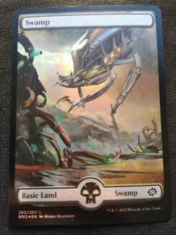 Swamp - Full Art - Foil - The Brothers' War - NM - EN - 283 - Image 1