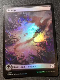 Swamp - Foil - Full Art - TDM - MTG - EN - NM - 0274 - Image 1