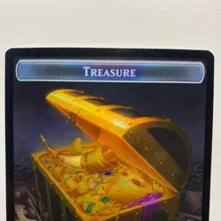 WIZARDS OF THE COAST Treasure Card Signed By Dan Scott MTG Artist Proof - Image 2