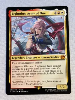 Lightning, Army of One - FINAL FANTASY - MTG - Image 1