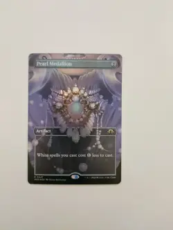 FOIL - MTG Pearl Medallion (Borderless) #347- Modern Horizons 3 - Image 2