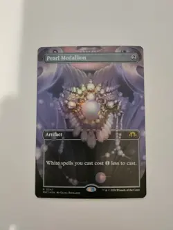 FOIL - MTG Pearl Medallion (Borderless) #347- Modern Horizons 3 - Image 3