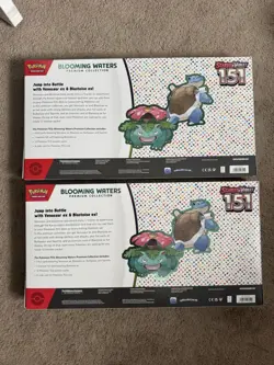 Pokemon Scarlet And Violet 151 Blooming Waters Premium Collection Lot of 2 - NEW - Image 2