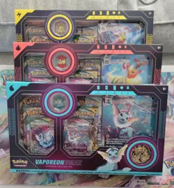 Pokemon Eeveelution Vmax Premium Collection Vaporeon Flareon Jolteon (Sealed) - Image 1