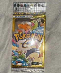 Pokemon 1st Edition Japanese Expedition Base Set Booster Pack Sealed 2002 - Image 1