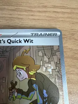 Clemonts Quick Wit 243/191 - Pokemon TCG Surging Sparks Special Illustration - Image 5