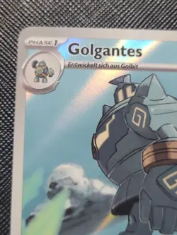 Pokemon Schwarze Blitze Golgantes 123/086 NM DE Illustration Rare Near Mint #2 - Image 5