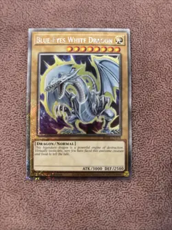 Yugioh Blue-Eyes White Dragon RA04-EN108 Platinum Secret Rare - 1st Edition - Image 1