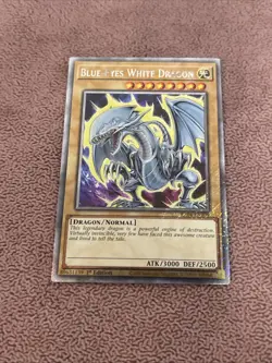 Yugioh Blue-Eyes White Dragon RA04-EN108 Platinum Secret Rare - 1st Edition - Image 2