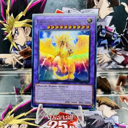 Yugioh Enlightenment Dragon LEDE-EN038 Super Rare 1st Ed Near Mint - Image 1