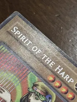 Yu-Gi-Oh! TCG Spirit of the Harp LOB-078 1st Edition Rare LP - Image 3