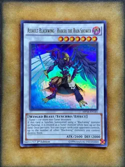 Yugioh Assault Blackwing - Raikiri the Rain Shower MP16-EN141 Ultra 1st Ed NM - Image 1