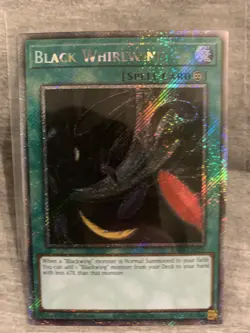 YUGIOH BLACK WHIRLWIND RA03-EN219 PLATINUM SECRET 1ST EDITION - Image 1