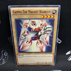 Gamma The Magnet Warrior SDMY-EN009 1st Edition LP+ Light Play Yu-Gi-Oh! Card - Image 1